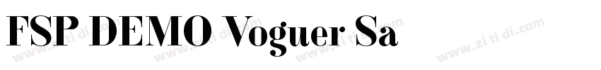 FSP DEMO Voguer Sa字体转换 FSP DEMO Voguer Sa字体转换